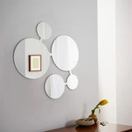 Marshmallow Wall Mirror - Silver / Mirror