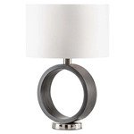 Tracey Table Lamp - Charcoal / White