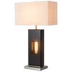 Deus Table Lamp - Dark Bronze / Ivory