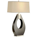 Pearson Table Lamp - Dark Wood / Tan