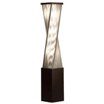 Torque Floor Lamp - Ebony Brown / Silver