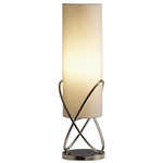 Internal Table Lamp - Chrome / White