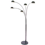 Mushroom Floor Lamp - Black Nickel