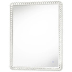 Marilyn Lighted Wall Mirror - Chrome / Crystal