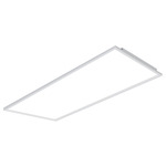 Color/Wattage-Select Flat Backlit Recessed Panel - Alpine White
