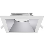 Commercial J-Box Square Downlight Reflector Trim - Alpine White