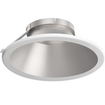 Commercial J-Box Round Downlight Reflector Trim - Alpine White