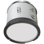 Commercial J-Box Wattage-Select IC Downlight - Aluminum