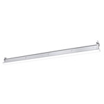 T-Grid Linear Light - Anodized Silver / Milky