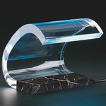 Acrilica Table Lamp - Portoro Marble / Transparent