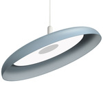 Nivel Pendant - White / Slate Blue