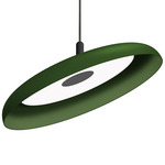 Nivel Pendant - Black / Forest Green