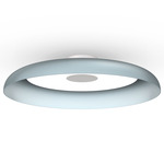 Nivel Wall / Ceiling Light - White / Slate Blue