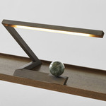 Oud Table Lamp - Sandblasted Steel