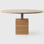 Plane Round Dining Table - Natural Oak
