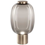 Riflesso 2 Table Lamp - Matte Gold / Smoky
