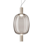 Riflesso 2 Pendant - Matte Gold / Smoky