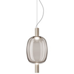 Riflesso 2 Pendant - Matte Gold / Smoky