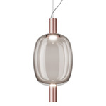 Riflesso 2 Pendant - Matte Copper / Smoky