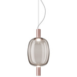 Riflesso 2 Pendant - Matte Copper / Smoky