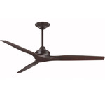 Spitfire DC Ceiling Fan - Dark Bronze / Dark Walnut