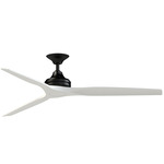 Spitfire DC Smart Ceiling Fan - Black / Matte White