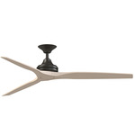 Spitfire DC Smart Ceiling Fan - Dark Bronze / Matte White
