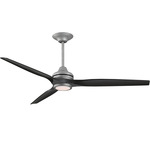 Spitfire DC Ceiling Fan - Galvanized / Black