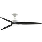 Spitfire DC Smart Ceiling Fan - Matte White / Black