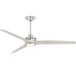 Spitfire DC Ceiling Fan - Brushed Nickel / Brushed Nickel