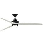 Spitfire DC Smart Ceiling Fan - Black / Matte White