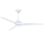 Spitfire DC Ceiling Fan - Matte White / Matte White