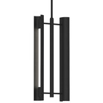 Carson 2 Light Pendant - Midnight Black / White