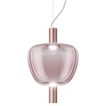 Riflesso 3 Pendant - Matte Copper / Amethyst