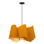 Camila Pendant - Black / Ocher / Ash