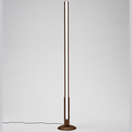 Pencil Cordless Lamp with Stand - Rust