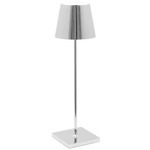 Poldina Pro Rechargeable Table Lamp - Chrome