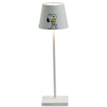Poldina x Peanuts Rechargeable Table Lamp - White / Friends