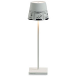 Poldina x Peanuts Rechargeable Table Lamp - White / Strip