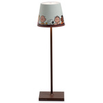 Poldina x Peanuts Rechargeable Table Lamp - Rust / Together