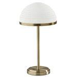 Juliana Table Lamp w/ Smart Switch - Antique Brass / Frosted