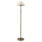 Juliana Floor Lamp w/ Smart Switch - Antique Brass / Frosted