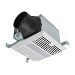 CP80-SL Slim Fit Exhaust Fan with Light - White