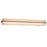 Apex Overbed Wall Sconce - Weathered Grey / Jute