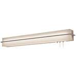 Apex Overbed Wall Sconce - Weathered Grey / White Linen