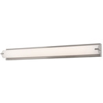 Axel Color-Select Bathroom Light - Satin Nickel / White