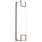 Beaumont Outdoor Wall Light with Photocell - Textured Gray / White