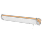 Ideal Overbed Wall Sconce - Oak / White