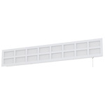 Mendota Overbed Wall Sconce - White / White