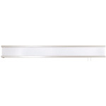 Randolph Overbed Wall Sconce - Satin Nickel / White Linen